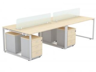 โต๊ะทำงานกลุ่ม 4 ที่นั่ง