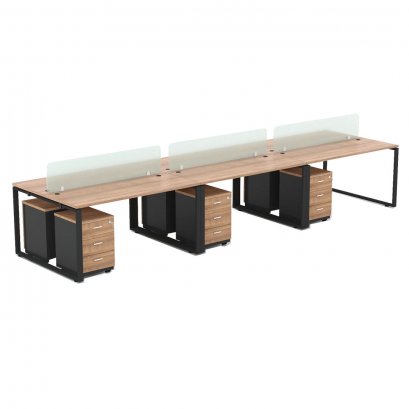 โต๊ะทำงานกลุ่ม 6 ที่นั่ง