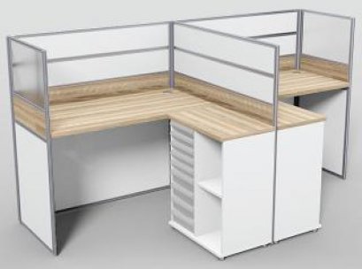 โต๊ะทำงานกลุ่ม 2 ที่นั่ง