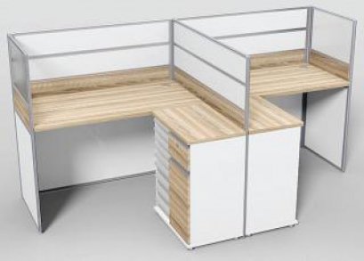 โต๊ะทำงานกลุ่ม 2 ที่นั่ง