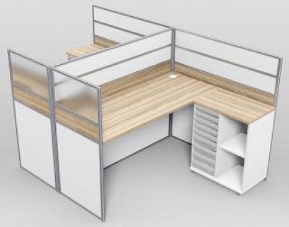 โต๊ะทำงานกลุ่ม 2 ที่นั่ง