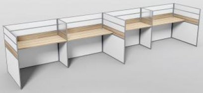 โต๊ะทำงานกลุ่ม 4 ที่นั่ง