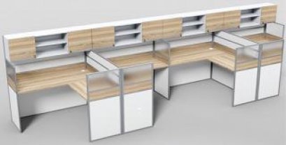 โต๊ะทำงานกลุ่ม 4 ที่นั่ง