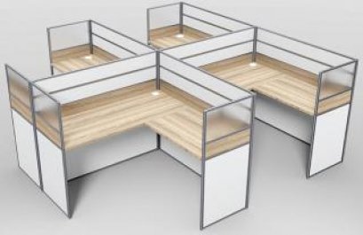 โต๊ะทำงานกลุ่ม 4 ที่นั่ง