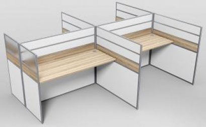 โต๊ะทำงานกลุ่ม 4 ที่นั่ง