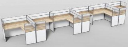 โต๊ะทำงานกลุ่ม 6 ที่นั่ง