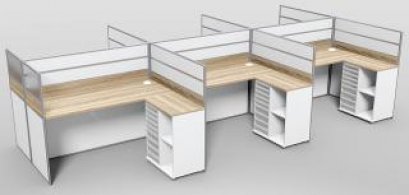 โต๊ะทำงานกลุ่ม 6 ที่นั่ง