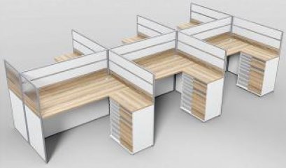 โต๊ะทำงานกลุ่ม 6 ที่นั่ง