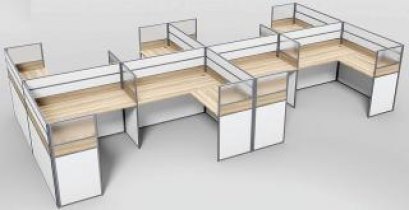 โต๊ะทำงานกลุ่ม 8 ที่นั่ง