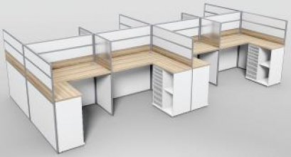 โต๊ะทำงานกลุ่ม 8 ที่นั่ง