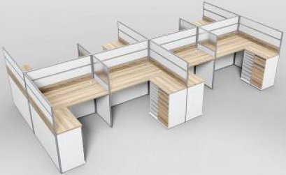 โต๊ะทำงานกลุ่ม 8 ที่นั่ง