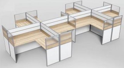 โต๊ะทำงานกลุ่ม 8 ที่นั่ง