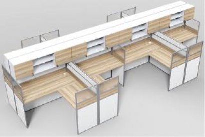 โต๊ะทำงานกลุ่ม 8 ที่นั่ง