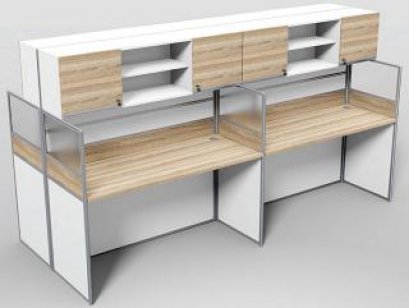 โต๊ะทำงานกลุ่ม 4 ที่นั่ง