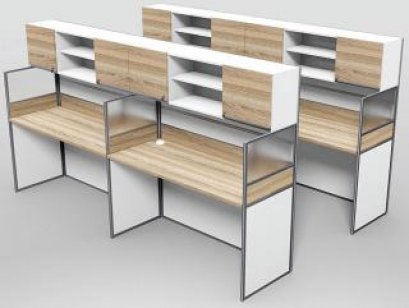 โต๊ะทำงานกลุ่ม 4 ที่นั่ง