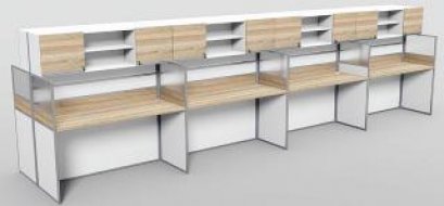 โต๊ะทำงานกลุ่ม 8 ที่นั่ง