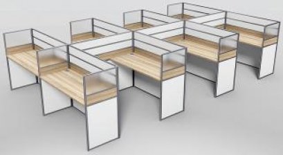 โต๊ะทำงานกลุ่ม 8 ที่นั่ง