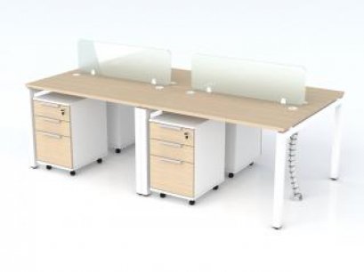 โต๊ะทำงานกลุ่ม 4 ที่นั่ง