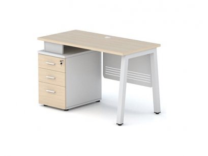 โต๊ะทำงานขาเหล็ก