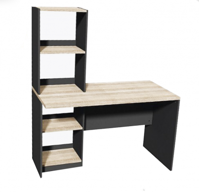 โต๊ะทำงาน พร้อมชั้นวาง