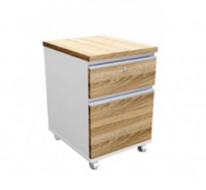 ตู้ลิ้นชักล้อเลื่อน 2 ชั้น