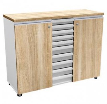 ตู้เอกสารเตี้ย 2 บานเปิด