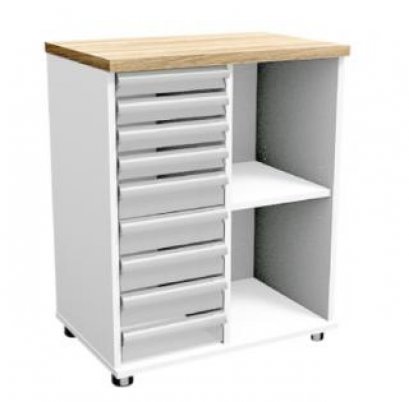 ตู้เอกสารช่องโล่ง+ลิ้นชัก