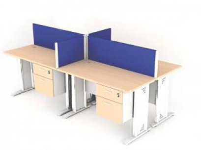 โต๊ะทำงานกลุ่ม 4 ที่นั่ง