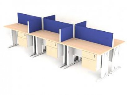 โต๊ะทำงานกลุ่ม 6 ที่นั่ง