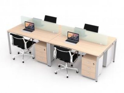 โต๊ะทำงานกลุ่ม 4 ที่นั่ง