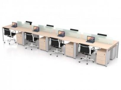 โต๊ะทำงานกลุ่ม 8 ที่นั่ง