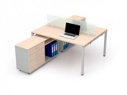 โต๊ะทำงานกลุ่ม 2 ที่นั่ง