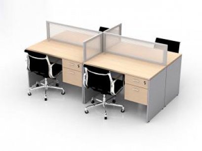 โต๊ะทำงานกลุ่ม 4 ที่นั่ง