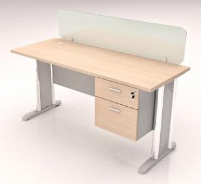 โต๊ะทำงานขาเหล็ก