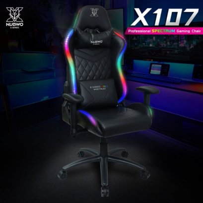 เก้าอี้เกมมิ่ง X107+Black