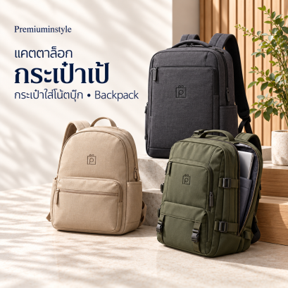 กระเป๋าเป้ กระเป๋าใส่โน้ตบุ้ค Backpack