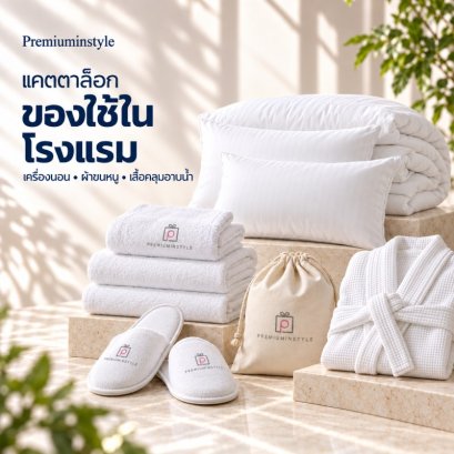 Hotel Supplies ของใช้ในโรงแรม ของพรีเมี่ยม พิมพ์โลโก้