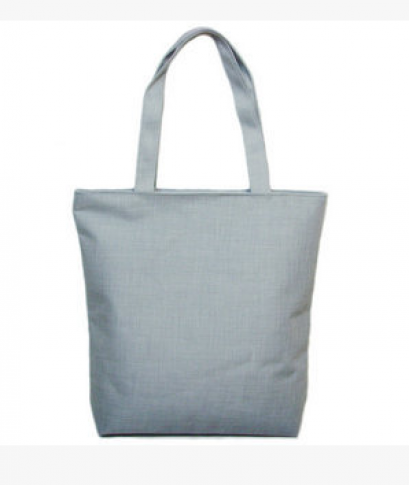 กระเป๋าผ้าแคนวาส-เทาแนวตั้ง