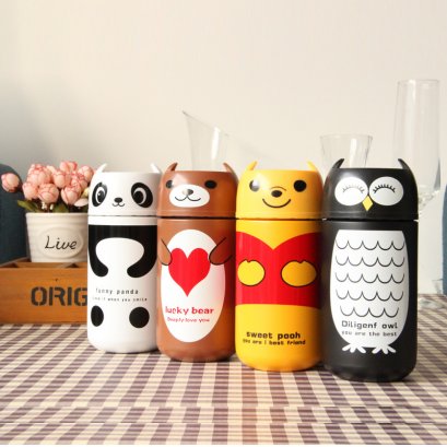 ขวดเก็บร้อนเย็นลายสัตว์300ml