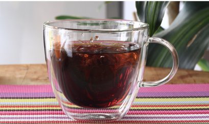 แก้วกาแฟ 2 ชั้นเนื้องบางมีหู 250ml