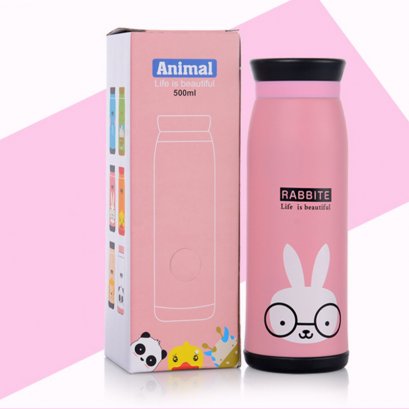 ขวดน้าเก็บร้อนเย็นรูปสัตว์ 500ml