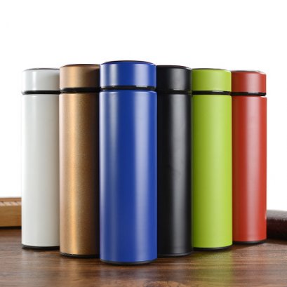 กระบอกน้ำแสตนเลสเก็บร้อนเย็น 500 ml ขวดชาแสตนเลส