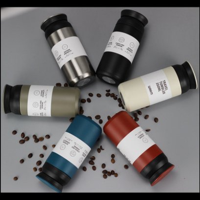 ขวดน้ำแสตนเลส304เก็บร้อนเย็นทำโลโก้ได้ 350/500 ml  2 ชั้น