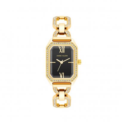 Anne Klein AK/4160BKGB นาฬิกาข้อมือผู้หญิง gold-tone