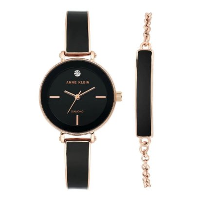 ANNE KLEIN  AK/3620BKST นาฬิกาข้อมือผู้หญิง