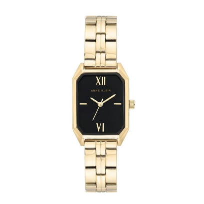 Anne Klein AK/3774BKGB gold tone octagon (24MM x 35MM) นาฬิกาข้อมือผู้หญิง