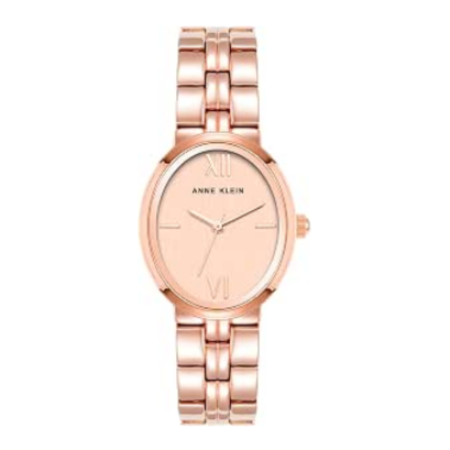 Anne Klein AK-5020RGRG rose gold oval (26mm x 32.5mm) นาฬิกาข้อมือผู้หญิง