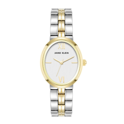 Anne Klein AK-5021SVTT gold two-tone oval (26mm x 38.5mm) นาฬิกาข้อมือผู้หญิง