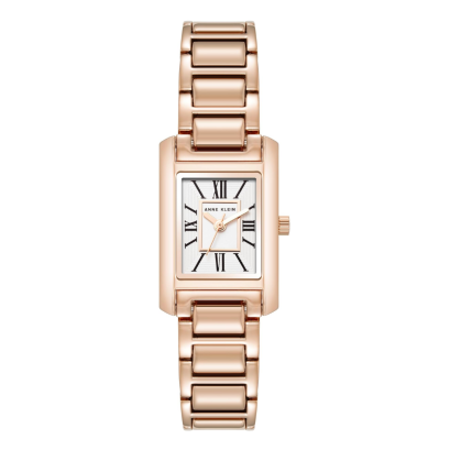 Anne Klein AK-5114SVRG rose gold rectangle (20mm x 30mm) นาฬิกาข้อมือผู้หญิง