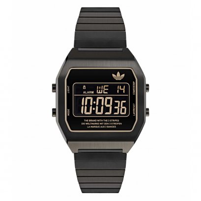 ADIDAS AOST24059 Unisex Digital Two Digital Watch Black 36mm.